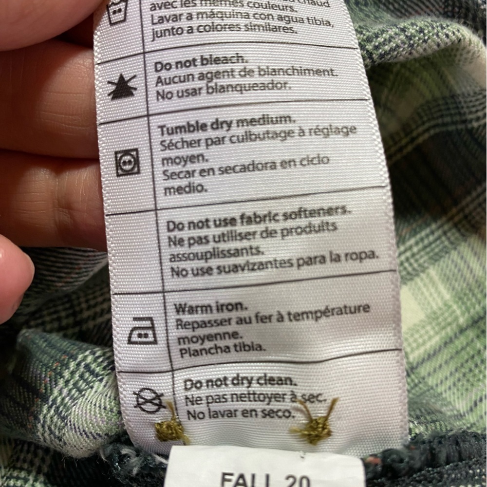 Carhartt Green Plaid Button Down Shirt - Picture 4 of 14